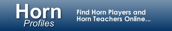 HornProfiles.com - Find Horn Players and Horn Teachers Online